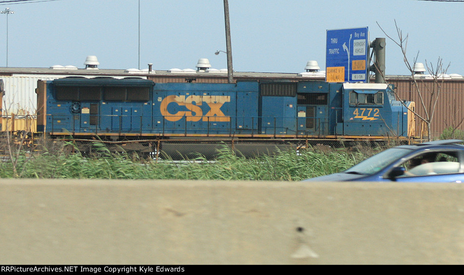 CSX SD70MAC #4772